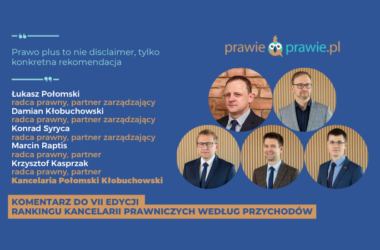 Prawo plus to nie disclaimer, tylko konkretna rekomendacja