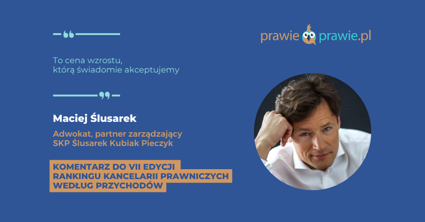 To cena wzrostu, którą świadomie akceptujemy