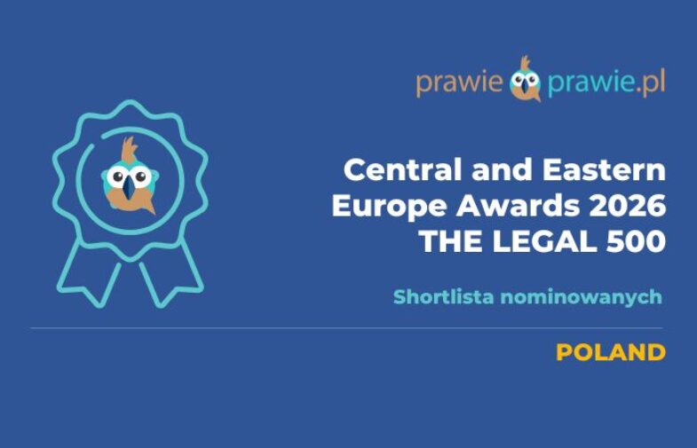 Polskie nominacje do nagród Central and Eastern Europe Awards 2026 od The LEGAL 500 Polskie nominacje do nagród Central and Eastern Europe Awards 2026 od The LEGAL 500