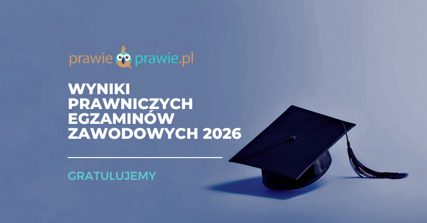 Wyniki prawniczych egzaminów zawodowych 2026